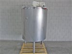Mixing tank with scraped gate agitator - heat exchanger - insulation - 1000 litres