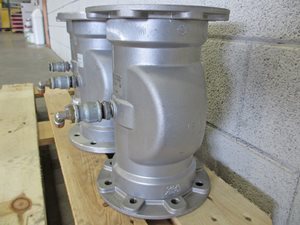 Pinch valve DN 100 - air operated