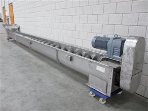 Screw conveyor 400 x 7500 mm