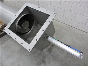 Screw conveyor 350 x 2100 mm - single side bearing