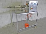 Dosing pump with control panel - stainless steel