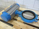 Econ DN 200 PN 16 butterfly valve - pneumatic actuated