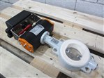 EBRO Armaturen DN 80 pneumatically actuated butterfly valve