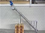 Elevating screw conveyor 210 x 3800 mm
