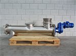 WAM Easyclean screw conveyor 200 x 1340 mm - stainless steel