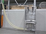 Big bag unloading station with 2 flexible discharge screws