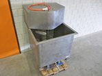 open top mixing tank with 4 paddle agitator