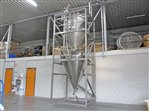 2500 litre weighing silo with 2000 litre buffer silo