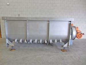 Twin Shaft Paddle Mixer - 6000 Litre - s/s - direct steam injection