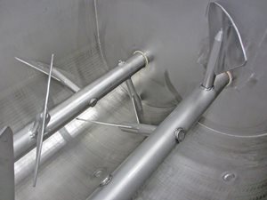 Twin Shaft Paddle Mixer - 6000 Litre - s/s - direct steam injection