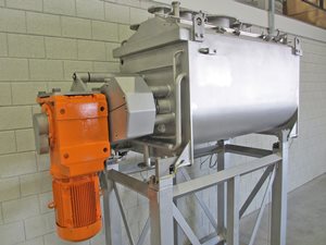 Twin Shaft Paddle Mixer - S/S - 600 Litre -  jacketed