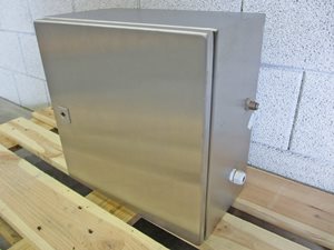 Rittal control cabinet with pneumatic valves