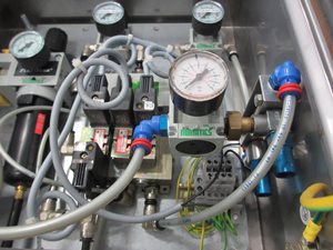 Rittal control cabinet with pneumatic instrumentation