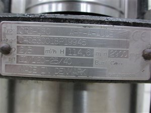 Grundfos CR 2-180 A-F-A-AUUE multistage centrifugal pump
