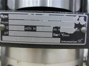 Grundfos CRN 2-49 A-F-G-BUBV multi-stage centrifugal pump