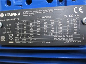 Lowara SVH14N022T/4 centrifugal pump with Hydrovar pump control