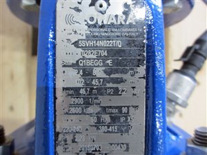 Lowara SVH14N022T/D centrifugal pump with Hydrovar pump control