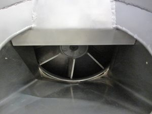 Stainless steel Fan for powder conveying 5.5 kW