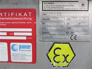 Pionier PF-2B dust collector