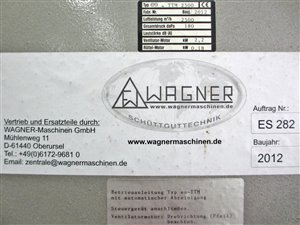 Wagner-Maschinen ES-TTM 2500 self-cleaning dust filter
