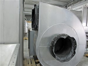 Dust filter 25000 m³/h compressed air-cleaned