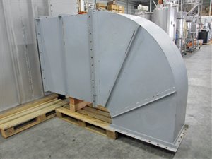 Dust filter 25000 m³/h compressed air-cleaned