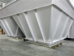 Dust filter 25000 m³/h compressed air-cleaned