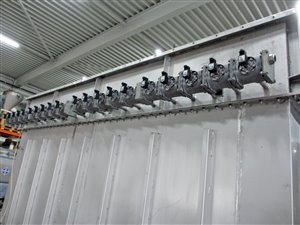 Dust filter 25000 m³/h compressed air-cleaned