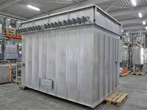 Dust filter 25000 m³/h compressed air-cleaned
