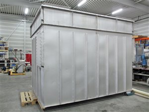 Dust filter 25000 m³/h compressed air-cleaned
