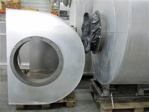 Dust filter 25000 m³/h compressed air-cleaned