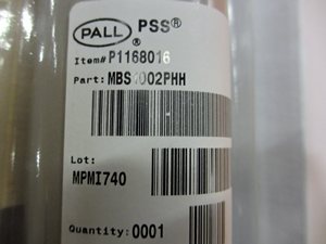Pall PSS MBS100 2 PH H filter catridge - 1000 style - New !