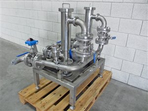 Filter set with 2x DN65 angled tube filters