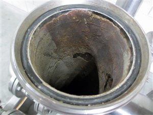 Filter set with 2x DN65 angled tube filters