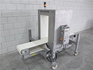 S+S Sesotec Unicon-W metal detector with belt conveyor