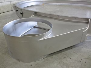 Intermediate cylinder for Allgaier TSM 2600 - s/s