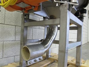 stainless steel in-line control screener
