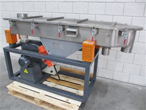 Vibrating screen - 2 decks - 3 fractions - with air flow