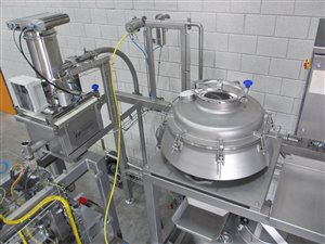 Optima CFL1 capsule-filling machine with powder-intake