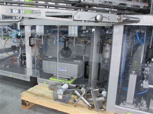 Filling line for cardboard packaging (milk cartons)