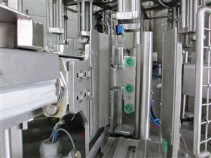 Filling line for cardboard packaging (milk cartons)