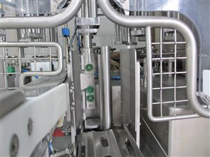 Filling line for cardboard packaging (milk cartons)