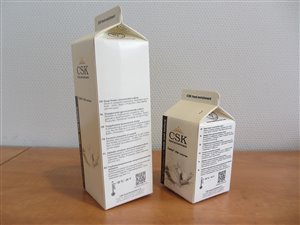 Filling line for cardboard packaging (milk cartons)