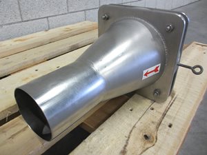 Non-return valve for vacuum conveying