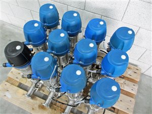 GEA Varivent valve cluster with jacketed housing