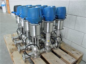 GEA Varivent valve cluster with jacketed housing