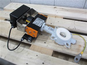 EBRO Armaturen DN 50 pneumatically actuated butterfly valve