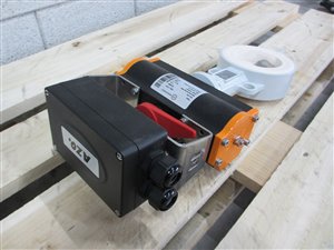 EBRO Armaturen DN 80 pneumatically actuated butterfly valve