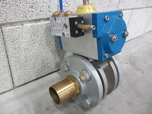 Ball valve DN 40 stainless steel