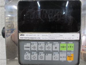 Roller conveyor with weighing zone and weighing indicator